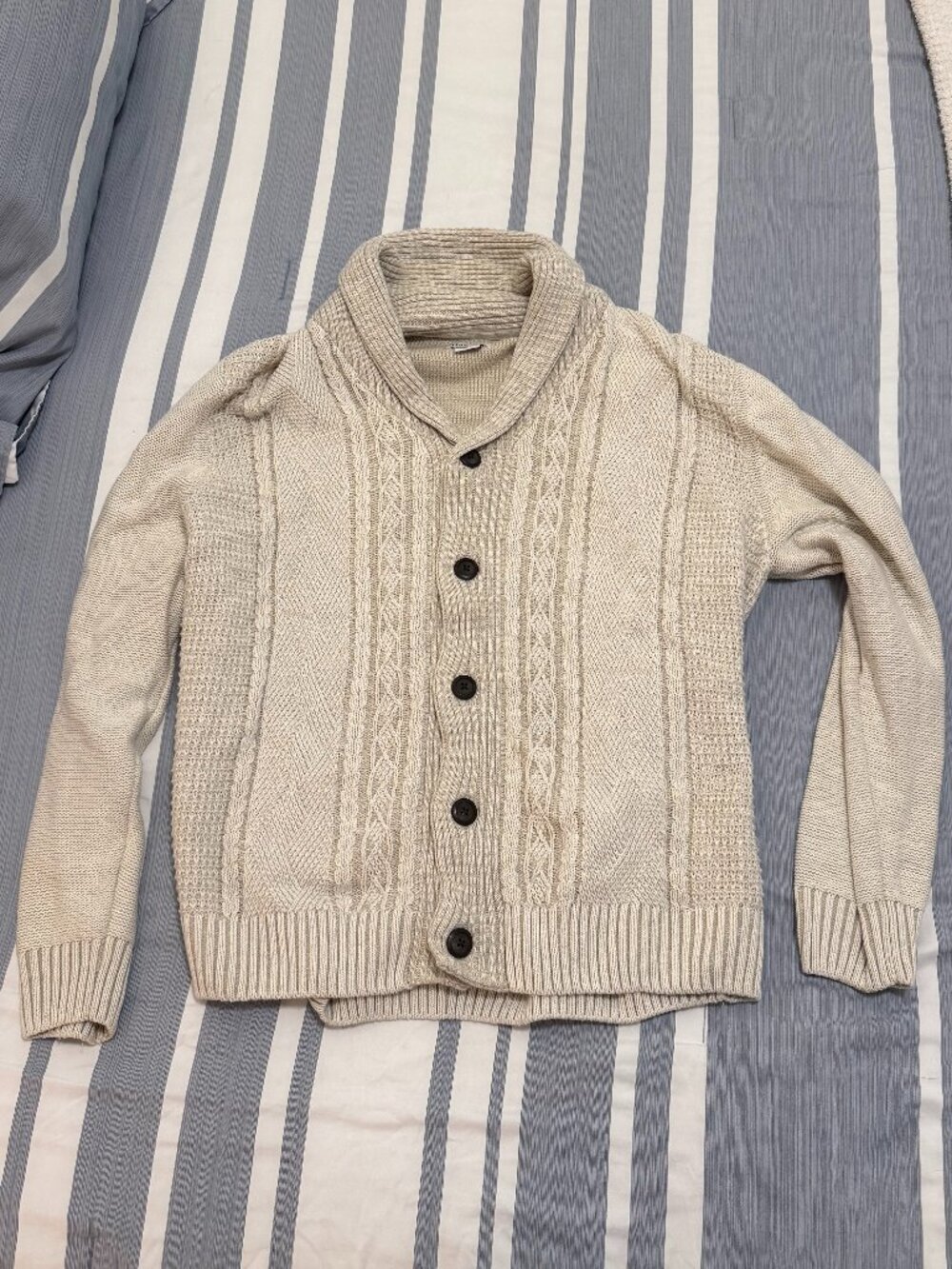 Men's Haggar Cardigan XL Beige